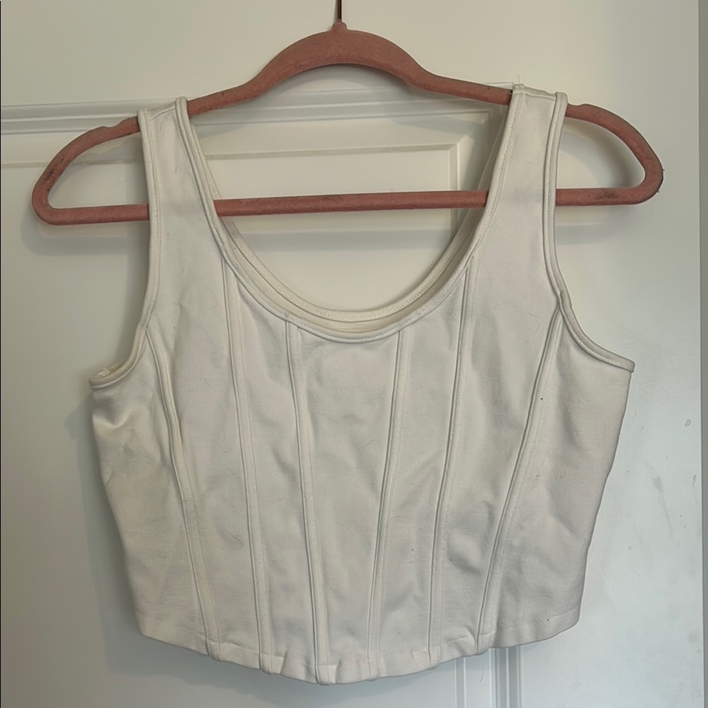 White Sleeveless Women's Top